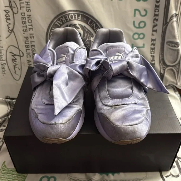 Puma x Fenty by Rihanna Bow Creeper Lace Up Sneakers. Size 8 - Picture 2 of 7